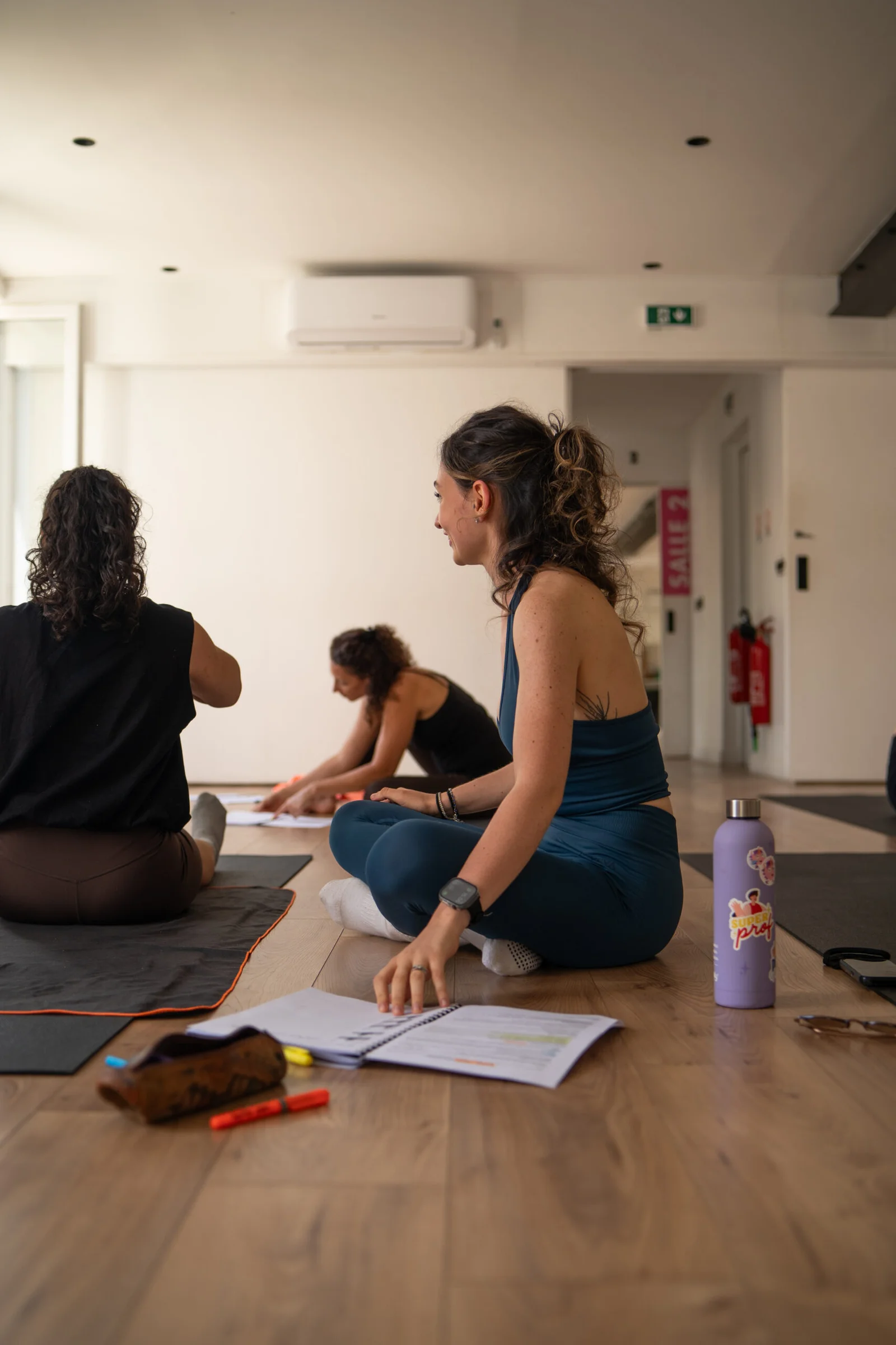 Stagiaires en formation Pilates Matwork 1 avec Gotham Institut